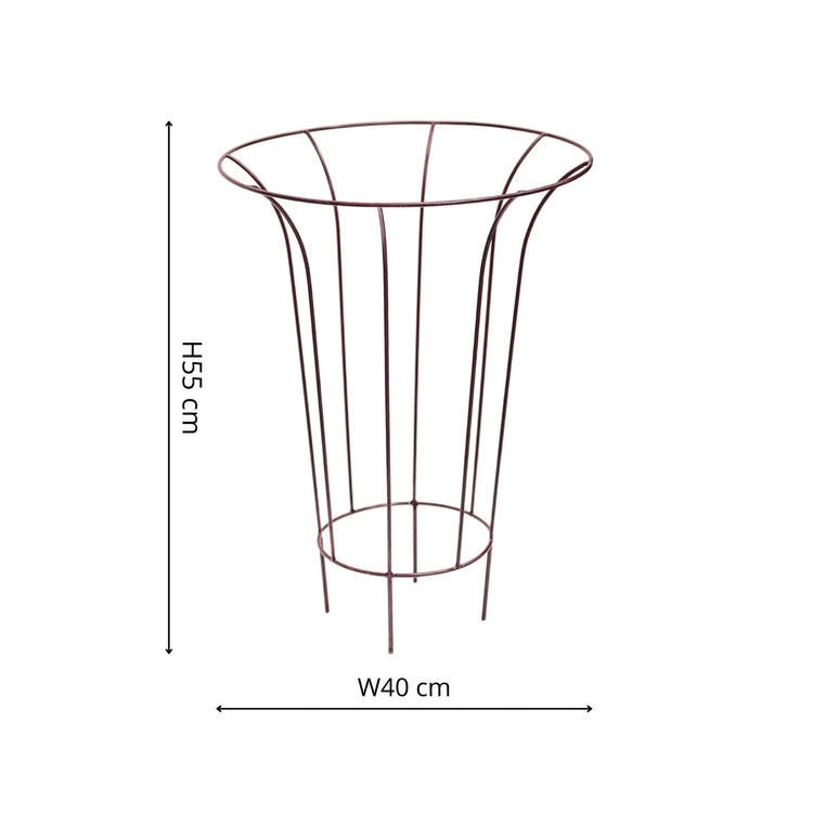 Outdoor Metal Fluted Garden Plant Support