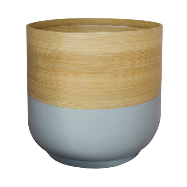 Natural Bamboo Indoor Planter Pot