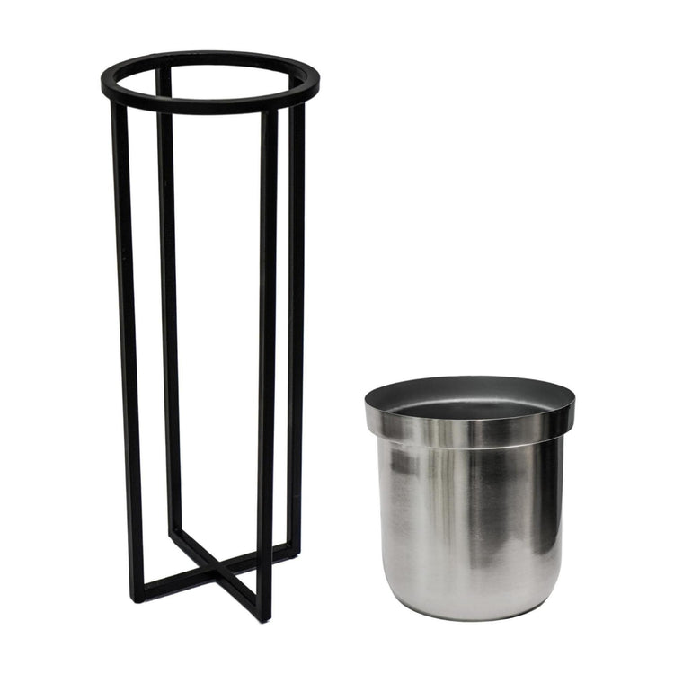 Calla Metal Indoor Planter with Stand