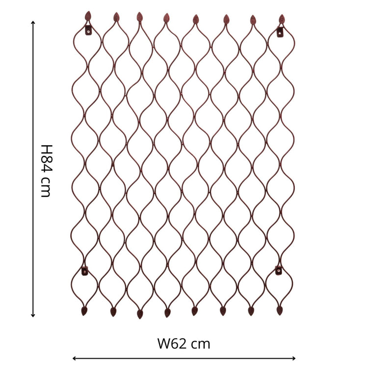 Metal Honeycomb Garden Trellis Panel